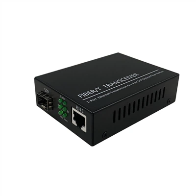 10/100/1000Base Media Converter Fiber Transiiver